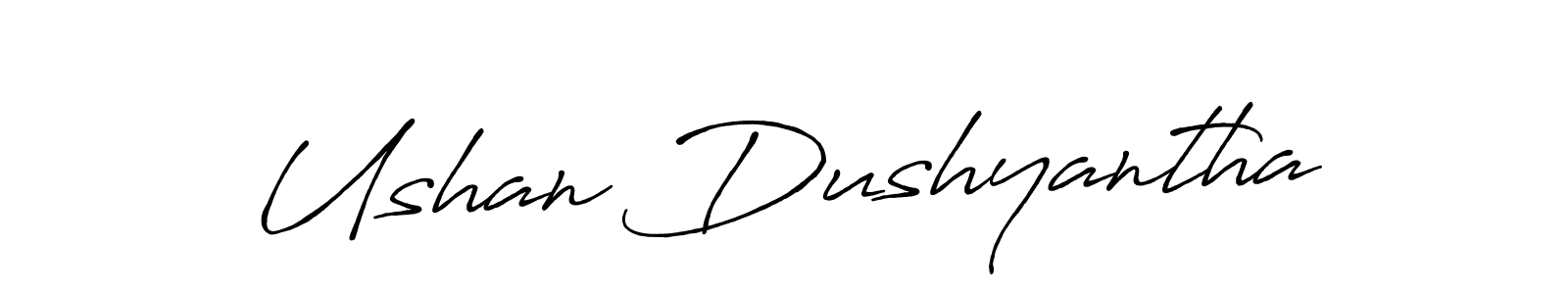 How to make Ushan Dushyantha signature? Antro_Vectra_Bolder is a professional autograph style. Create handwritten signature for Ushan Dushyantha name. Ushan Dushyantha signature style 7 images and pictures png