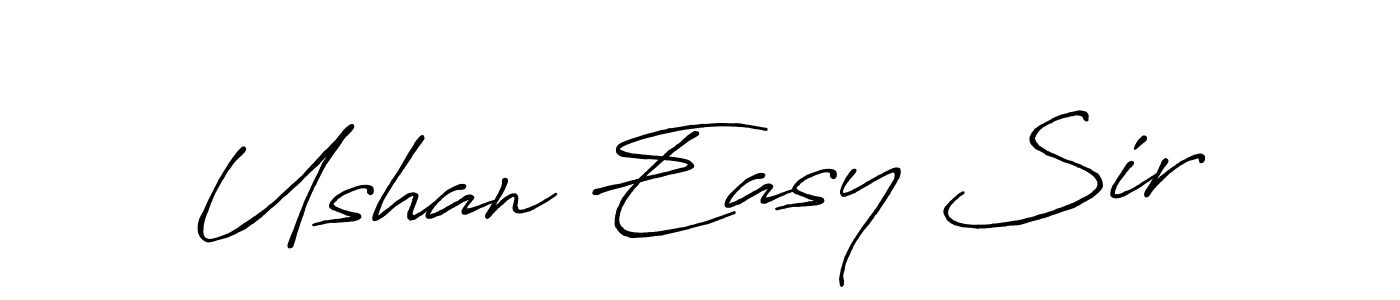 It looks lik you need a new signature style for name Ushan Easy Sir. Design unique handwritten (Antro_Vectra_Bolder) signature with our free signature maker in just a few clicks. Ushan Easy Sir signature style 7 images and pictures png