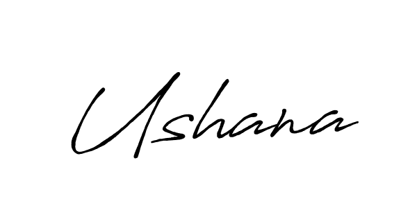 Ushana stylish signature style. Best Handwritten Sign (Antro_Vectra_Bolder) for my name. Handwritten Signature Collection Ideas for my name Ushana. Ushana signature style 7 images and pictures png