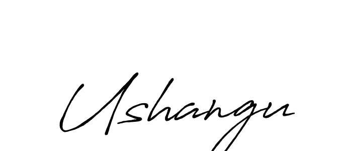 Make a beautiful signature design for name Ushangu. Use this online signature maker to create a handwritten signature for free. Ushangu signature style 7 images and pictures png