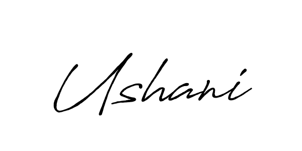 Similarly Antro_Vectra_Bolder is the best handwritten signature design. Signature creator online .You can use it as an online autograph creator for name Ushani. Ushani signature style 7 images and pictures png