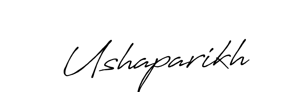 Design your own signature with our free online signature maker. With this signature software, you can create a handwritten (Antro_Vectra_Bolder) signature for name Ushaparikh. Ushaparikh signature style 7 images and pictures png