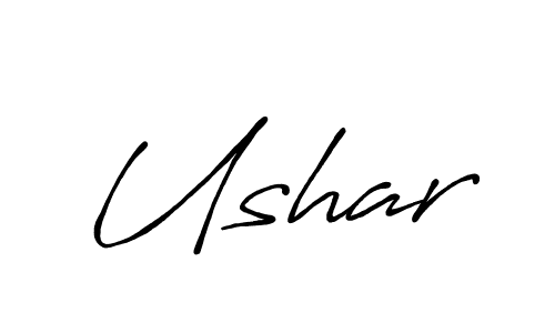if you are searching for the best signature style for your name Ushar. so please give up your signature search. here we have designed multiple signature styles  using Antro_Vectra_Bolder. Ushar signature style 7 images and pictures png