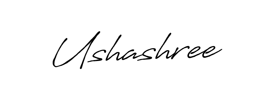 Design your own signature with our free online signature maker. With this signature software, you can create a handwritten (Antro_Vectra_Bolder) signature for name Ushashree. Ushashree signature style 7 images and pictures png