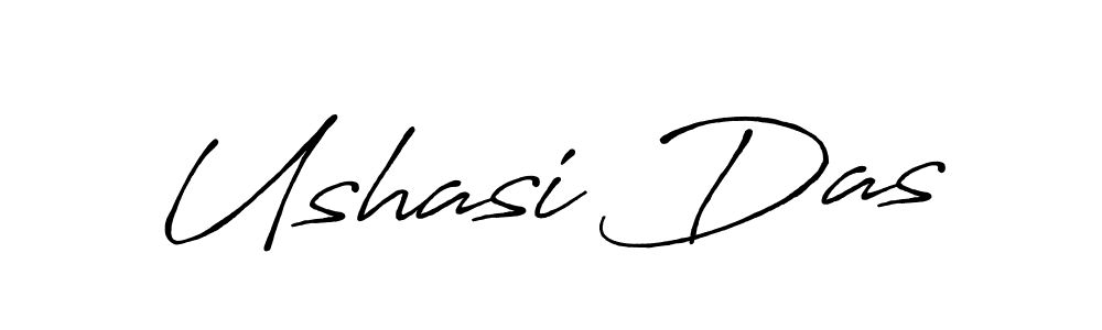 Make a beautiful signature design for name Ushasi Das. With this signature (Antro_Vectra_Bolder) style, you can create a handwritten signature for free. Ushasi Das signature style 7 images and pictures png