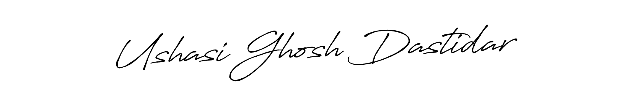 Design your own signature with our free online signature maker. With this signature software, you can create a handwritten (Antro_Vectra_Bolder) signature for name Ushasi Ghosh Dastidar. Ushasi Ghosh Dastidar signature style 7 images and pictures png