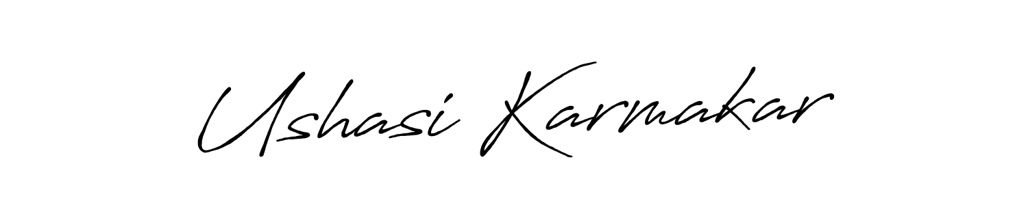 Once you've used our free online signature maker to create your best signature Antro_Vectra_Bolder style, it's time to enjoy all of the benefits that Ushasi Karmakar name signing documents. Ushasi Karmakar signature style 7 images and pictures png