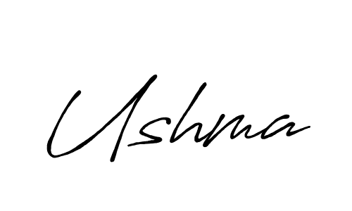 The best way (Antro_Vectra_Bolder) to make a short signature is to pick only two or three words in your name. The name Ushma include a total of six letters. For converting this name. Ushma signature style 7 images and pictures png