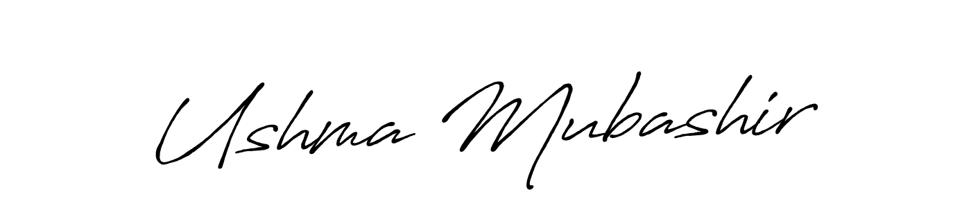 Make a beautiful signature design for name Ushma Mubashir. Use this online signature maker to create a handwritten signature for free. Ushma Mubashir signature style 7 images and pictures png