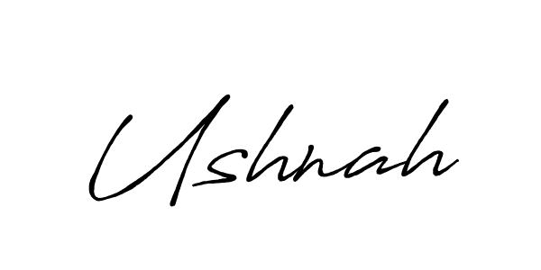 Also we have Ushnah name is the best signature style. Create professional handwritten signature collection using Antro_Vectra_Bolder autograph style. Ushnah signature style 7 images and pictures png