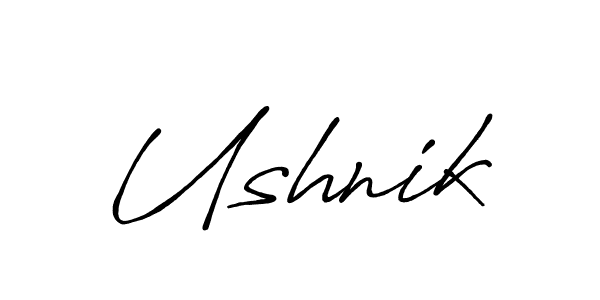 It looks lik you need a new signature style for name Ushnik. Design unique handwritten (Antro_Vectra_Bolder) signature with our free signature maker in just a few clicks. Ushnik signature style 7 images and pictures png