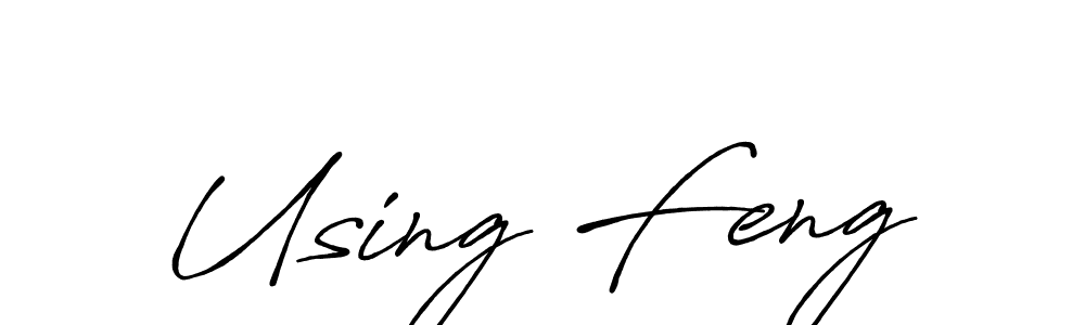 Similarly Antro_Vectra_Bolder is the best handwritten signature design. Signature creator online .You can use it as an online autograph creator for name Using Feng. Using Feng signature style 7 images and pictures png