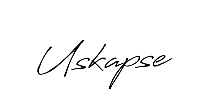The best way (Antro_Vectra_Bolder) to make a short signature is to pick only two or three words in your name. The name Uskapse include a total of six letters. For converting this name. Uskapse signature style 7 images and pictures png