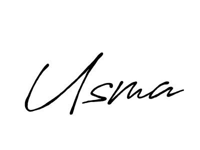 You should practise on your own different ways (Antro_Vectra_Bolder) to write your name (Usma) in signature. don't let someone else do it for you. Usma signature style 7 images and pictures png