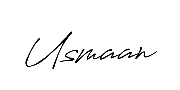 Usmaan stylish signature style. Best Handwritten Sign (Antro_Vectra_Bolder) for my name. Handwritten Signature Collection Ideas for my name Usmaan. Usmaan signature style 7 images and pictures png