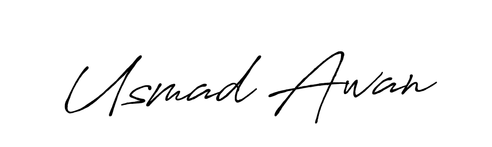 Antro_Vectra_Bolder is a professional signature style that is perfect for those who want to add a touch of class to their signature. It is also a great choice for those who want to make their signature more unique. Get Usmad Awan name to fancy signature for free. Usmad Awan signature style 7 images and pictures png