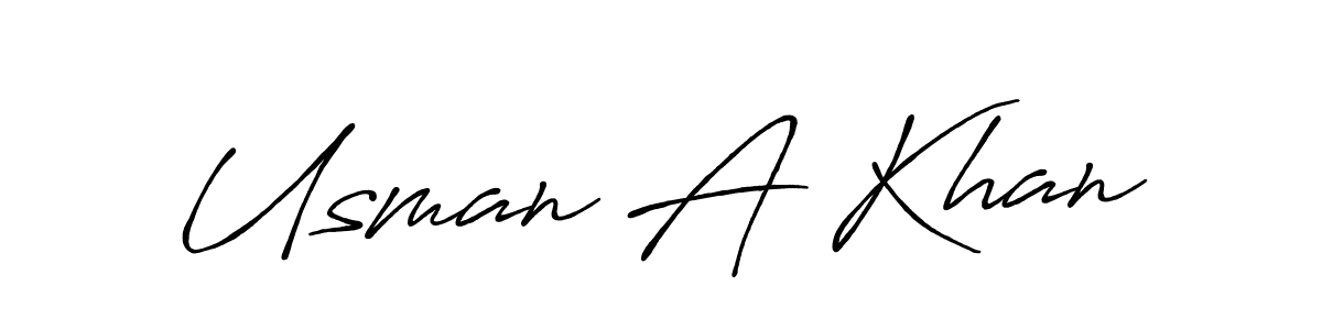 Antro_Vectra_Bolder is a professional signature style that is perfect for those who want to add a touch of class to their signature. It is also a great choice for those who want to make their signature more unique. Get Usman A Khan name to fancy signature for free. Usman A Khan signature style 7 images and pictures png