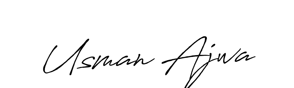 Once you've used our free online signature maker to create your best signature Antro_Vectra_Bolder style, it's time to enjoy all of the benefits that Usman Ajwa name signing documents. Usman Ajwa signature style 7 images and pictures png