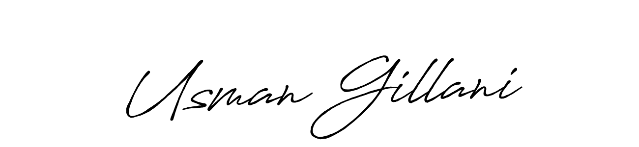 Best and Professional Signature Style for Usman Gillani. Antro_Vectra_Bolder Best Signature Style Collection. Usman Gillani signature style 7 images and pictures png