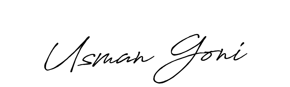 How to Draw Usman Goni signature style? Antro_Vectra_Bolder is a latest design signature styles for name Usman Goni. Usman Goni signature style 7 images and pictures png