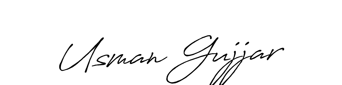 How to make Usman Gujjar signature? Antro_Vectra_Bolder is a professional autograph style. Create handwritten signature for Usman Gujjar name. Usman Gujjar signature style 7 images and pictures png