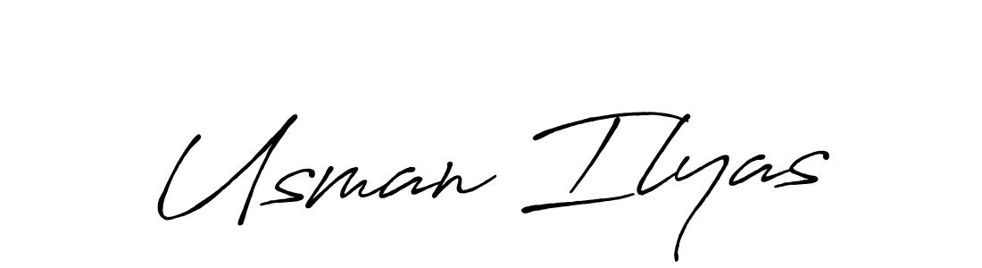 Make a beautiful signature design for name Usman Ilyas. Use this online signature maker to create a handwritten signature for free. Usman Ilyas signature style 7 images and pictures png