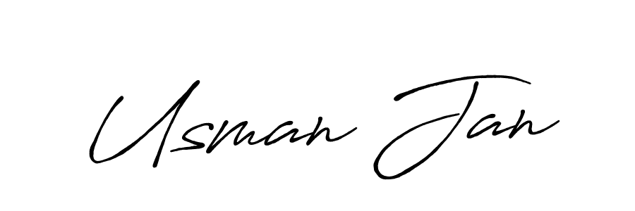 Make a short Usman Jan signature style. Manage your documents anywhere anytime using Antro_Vectra_Bolder. Create and add eSignatures, submit forms, share and send files easily. Usman Jan signature style 7 images and pictures png