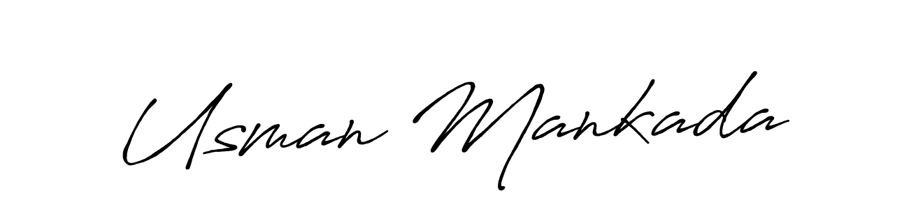 Antro_Vectra_Bolder is a professional signature style that is perfect for those who want to add a touch of class to their signature. It is also a great choice for those who want to make their signature more unique. Get Usman Mankada name to fancy signature for free. Usman Mankada signature style 7 images and pictures png