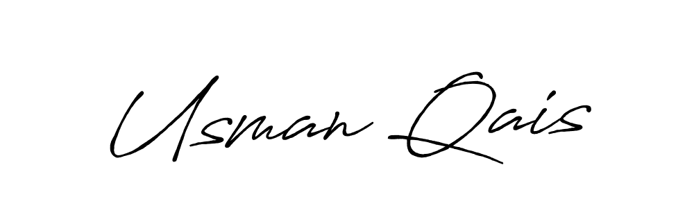 if you are searching for the best signature style for your name Usman Qais. so please give up your signature search. here we have designed multiple signature styles  using Antro_Vectra_Bolder. Usman Qais signature style 7 images and pictures png