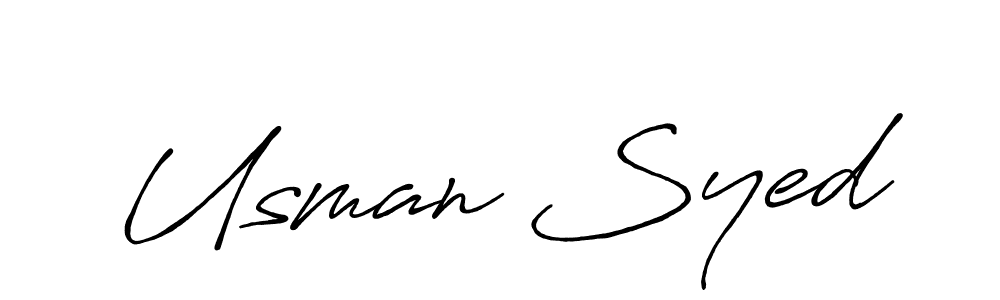 Make a beautiful signature design for name Usman Syed. Use this online signature maker to create a handwritten signature for free. Usman Syed signature style 7 images and pictures png