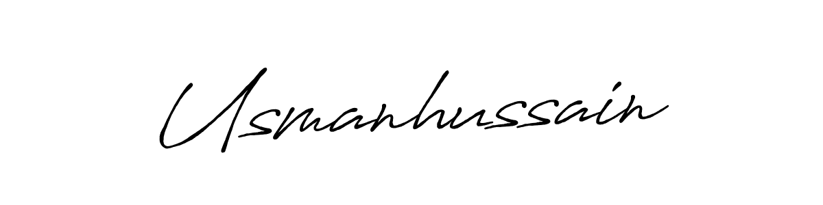How to make Usmanhussain signature? Antro_Vectra_Bolder is a professional autograph style. Create handwritten signature for Usmanhussain name. Usmanhussain signature style 7 images and pictures png