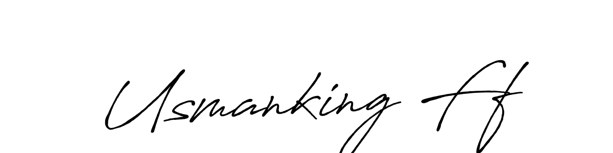 if you are searching for the best signature style for your name Usmanking Ff. so please give up your signature search. here we have designed multiple signature styles  using Antro_Vectra_Bolder. Usmanking Ff signature style 7 images and pictures png