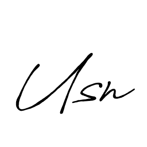 How to make Usn name signature. Use Antro_Vectra_Bolder style for creating short signs online. This is the latest handwritten sign. Usn signature style 7 images and pictures png