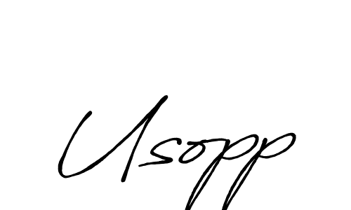 Create a beautiful signature design for name Usopp. With this signature (Antro_Vectra_Bolder) fonts, you can make a handwritten signature for free. Usopp signature style 7 images and pictures png