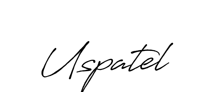 if you are searching for the best signature style for your name Uspatel. so please give up your signature search. here we have designed multiple signature styles  using Antro_Vectra_Bolder. Uspatel signature style 7 images and pictures png