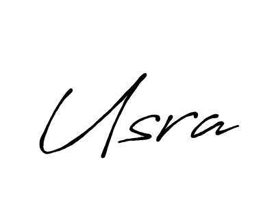 Also we have Usra name is the best signature style. Create professional handwritten signature collection using Antro_Vectra_Bolder autograph style. Usra signature style 7 images and pictures png