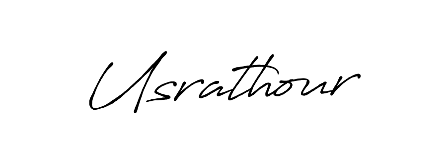 Use a signature maker to create a handwritten signature online. With this signature software, you can design (Antro_Vectra_Bolder) your own signature for name Usrathour. Usrathour signature style 7 images and pictures png