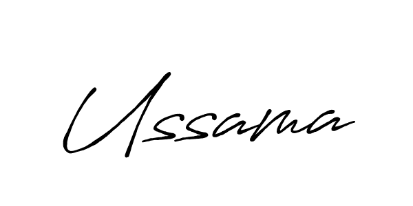 Also we have Ussama name is the best signature style. Create professional handwritten signature collection using Antro_Vectra_Bolder autograph style. Ussama signature style 7 images and pictures png