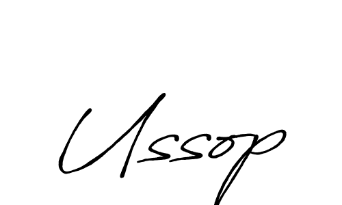 Also we have Ussop name is the best signature style. Create professional handwritten signature collection using Antro_Vectra_Bolder autograph style. Ussop signature style 7 images and pictures png