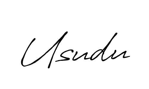 How to make Usudu signature? Antro_Vectra_Bolder is a professional autograph style. Create handwritten signature for Usudu name. Usudu signature style 7 images and pictures png