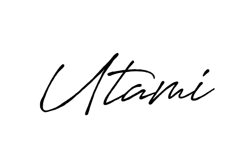 This is the best signature style for the Utami name. Also you like these signature font (Antro_Vectra_Bolder). Mix name signature. Utami signature style 7 images and pictures png