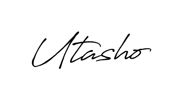 You should practise on your own different ways (Antro_Vectra_Bolder) to write your name (Utasho) in signature. don't let someone else do it for you. Utasho signature style 7 images and pictures png