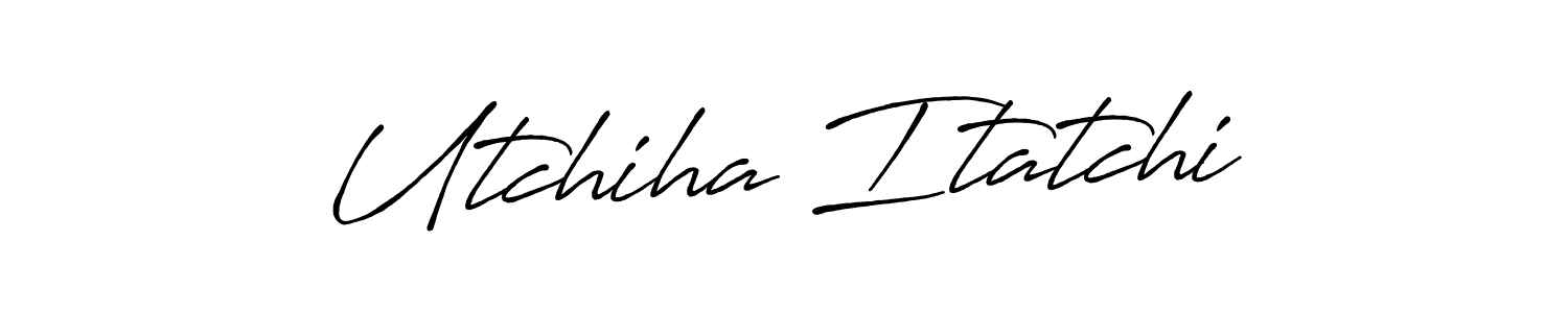 How to make Utchiha Itatchi signature? Antro_Vectra_Bolder is a professional autograph style. Create handwritten signature for Utchiha Itatchi name. Utchiha Itatchi signature style 7 images and pictures png