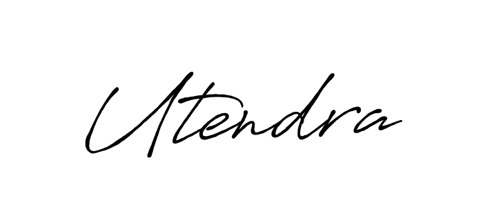 You should practise on your own different ways (Antro_Vectra_Bolder) to write your name (Utendra) in signature. don't let someone else do it for you. Utendra signature style 7 images and pictures png