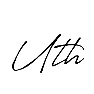 You should practise on your own different ways (Antro_Vectra_Bolder) to write your name (Uth) in signature. don't let someone else do it for you. Uth signature style 7 images and pictures png