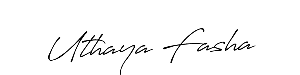 The best way (Antro_Vectra_Bolder) to make a short signature is to pick only two or three words in your name. The name Uthaya Fasha include a total of six letters. For converting this name. Uthaya Fasha signature style 7 images and pictures png