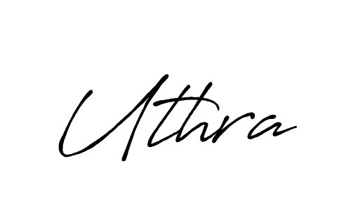 How to make Uthra signature? Antro_Vectra_Bolder is a professional autograph style. Create handwritten signature for Uthra name. Uthra signature style 7 images and pictures png