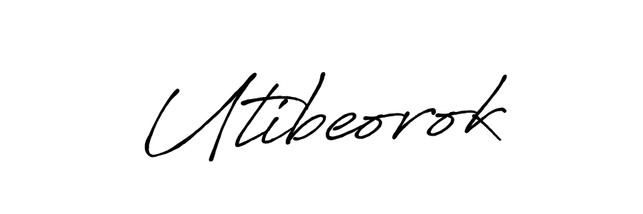 Antro_Vectra_Bolder is a professional signature style that is perfect for those who want to add a touch of class to their signature. It is also a great choice for those who want to make their signature more unique. Get Utibeorok name to fancy signature for free. Utibeorok signature style 7 images and pictures png