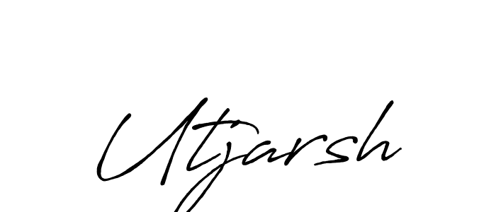 It looks lik you need a new signature style for name Utjarsh. Design unique handwritten (Antro_Vectra_Bolder) signature with our free signature maker in just a few clicks. Utjarsh signature style 7 images and pictures png