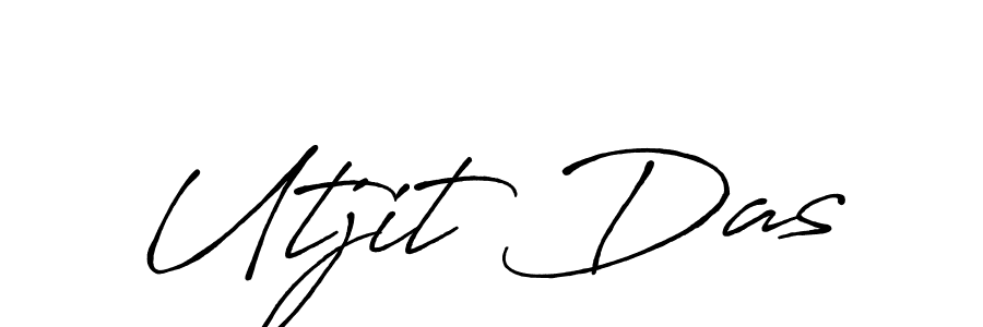 Make a beautiful signature design for name Utjit Das. Use this online signature maker to create a handwritten signature for free. Utjit Das signature style 7 images and pictures png